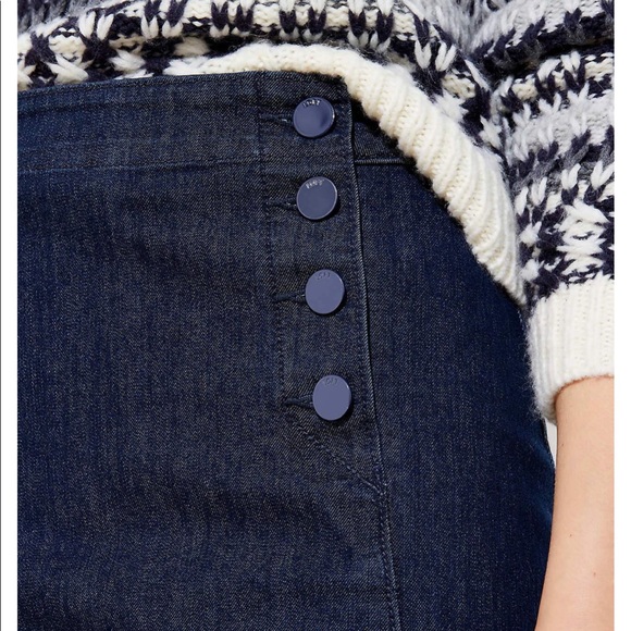LOFT Denim Sailor Skirt - Picture 2 of 6